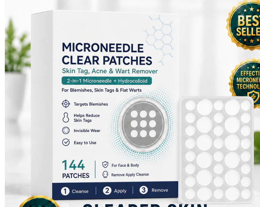 Effective MicroNeedle BotanicSkinTag Removal Patch