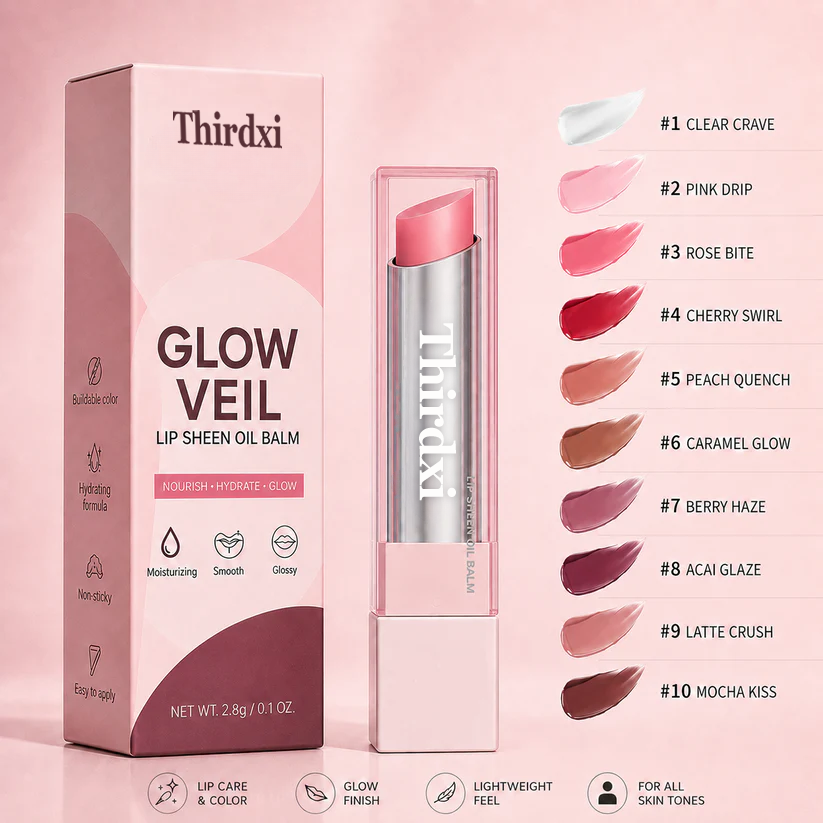 🔥Last Day Buy 1 Get 1 Free|Ecodrova GLOW VEIL LIP SHEEN OIL BALM