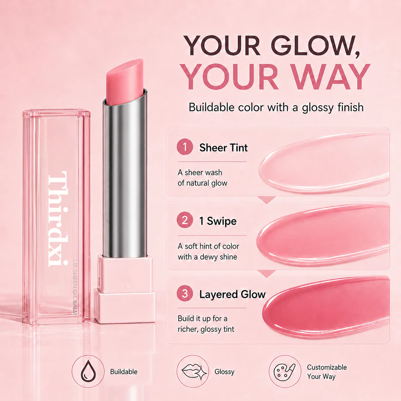 🔥Last Day Buy 1 Get 1 Free|Ecodrova GLOW VEIL LIP SHEEN OIL BALM
