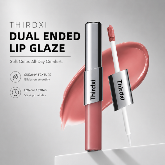 Perfect Twin Lip — Dual-Ended Liquid Lipstick with Velvet Matte Color and Glossy Shine