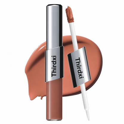 Perfect Twin Lip — Dual-Ended Liquid Lipstick with Velvet Matte Color and Glossy Shine