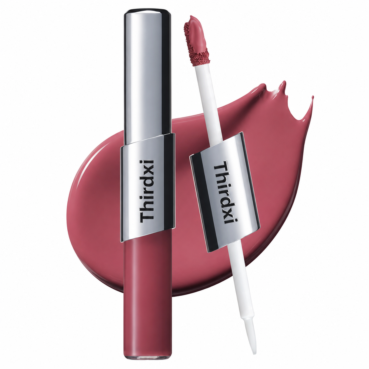 Perfect Twin Lip — Dual-Ended Liquid Lipstick with Velvet Matte Color and Glossy Shine