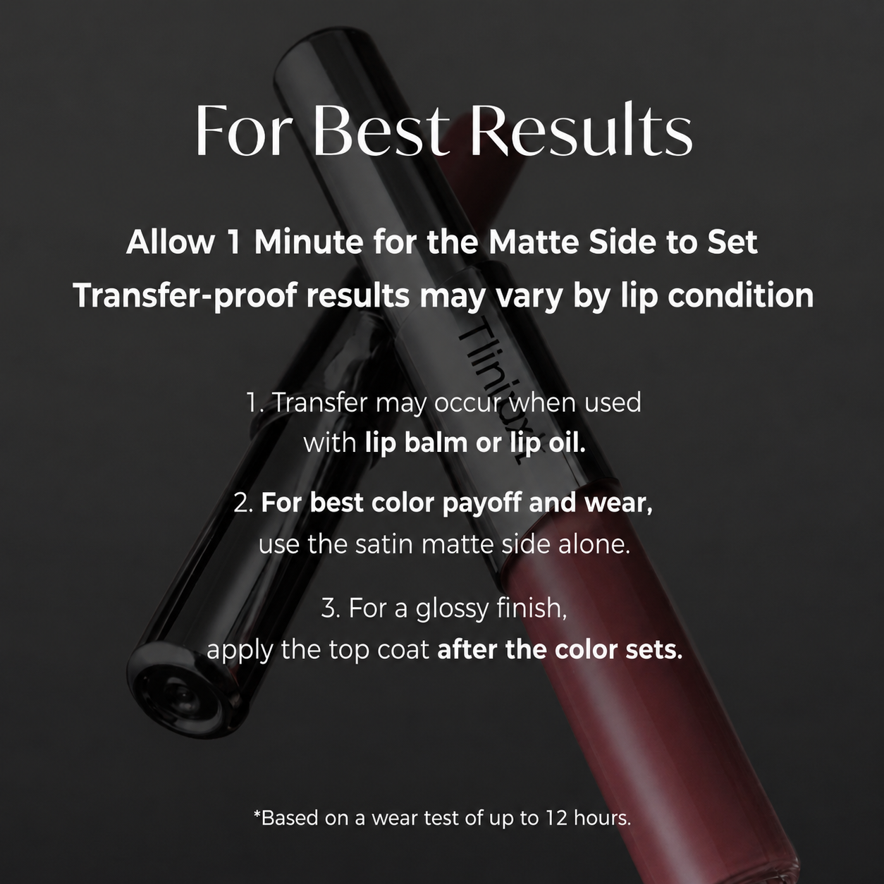 Perfect Twin Lip — Dual-Ended Liquid Lipstick with Velvet Matte Color and Glossy Shine