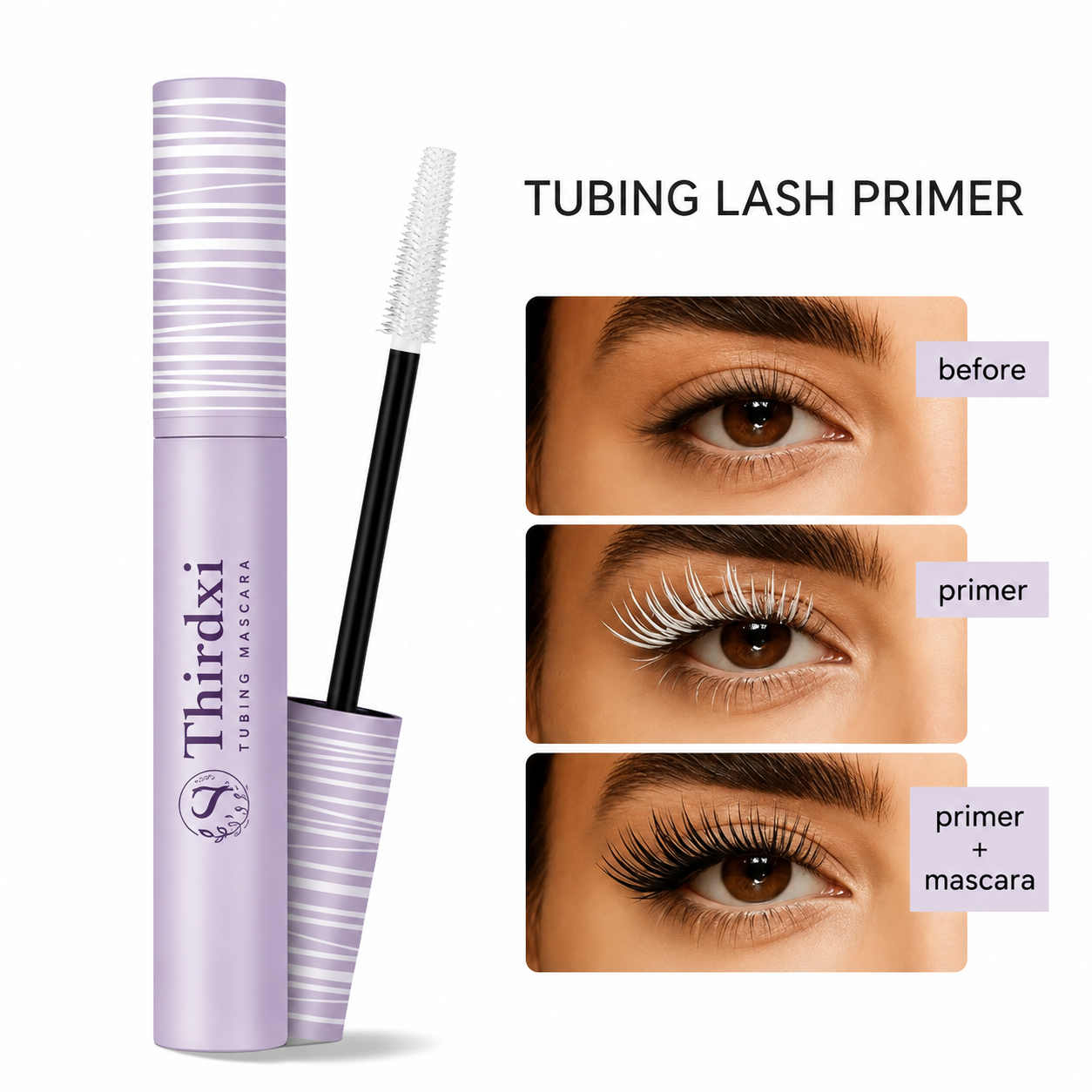 🔥Limited-Time Discount — Just $9.9 Each!🔥Thirdxi Tubing Mascara & Primer